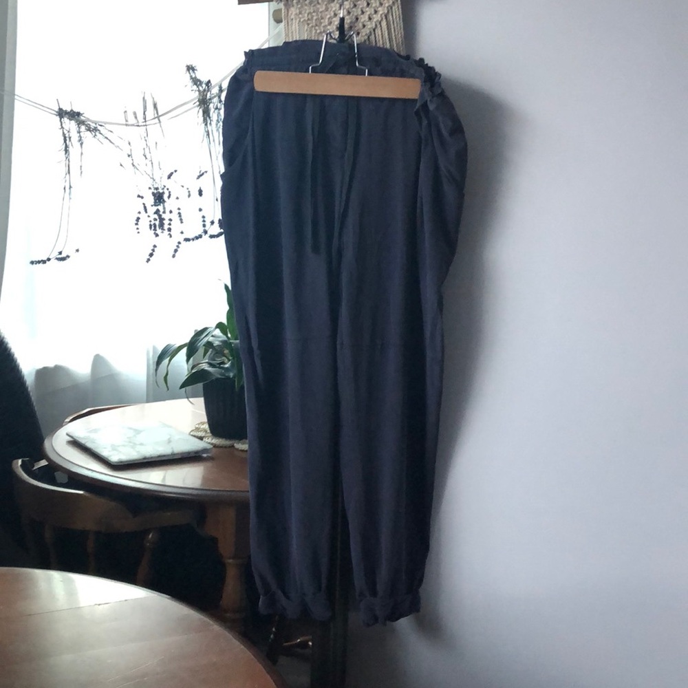 Dark purple Silk Marais pants
